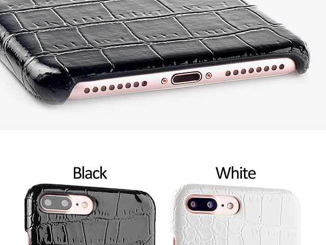 iPhone 7 Plus Crocodile Leather Back Case