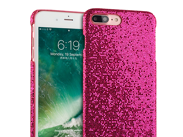 iPhone 7 Plus Glitter Plastic Hard Case