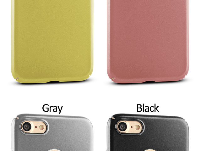 iPhone 7 Ultra-Thin Metallic Plastic Back Case