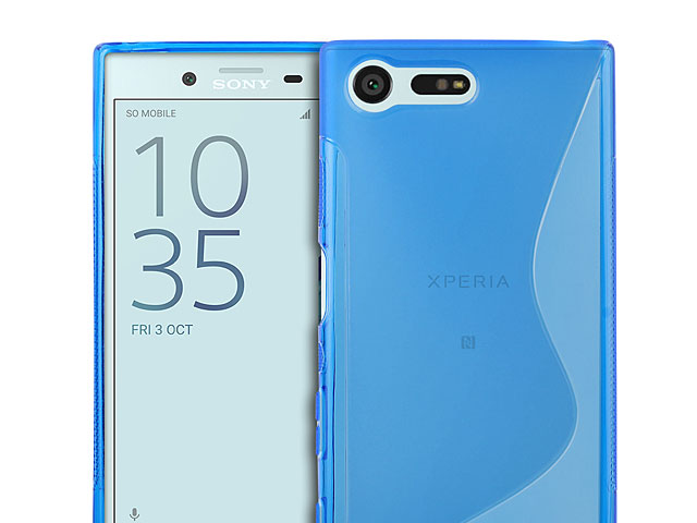 Sony Xperia X Compact Wave Plastic Back Case