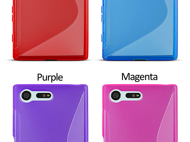 Sony Xperia X Compact Wave Plastic Back Case