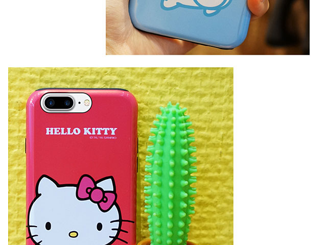 iPhone 7 Plus Hello Kitty Friends Dual Bumper Case