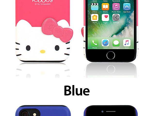 iPhone 7 Plus Hello Kitty Deco Double Bumper Case