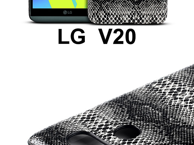 LG V20 Faux Snake Skin Back Case