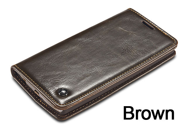 LG V20 Magnetic Flip Leather Wallet Case