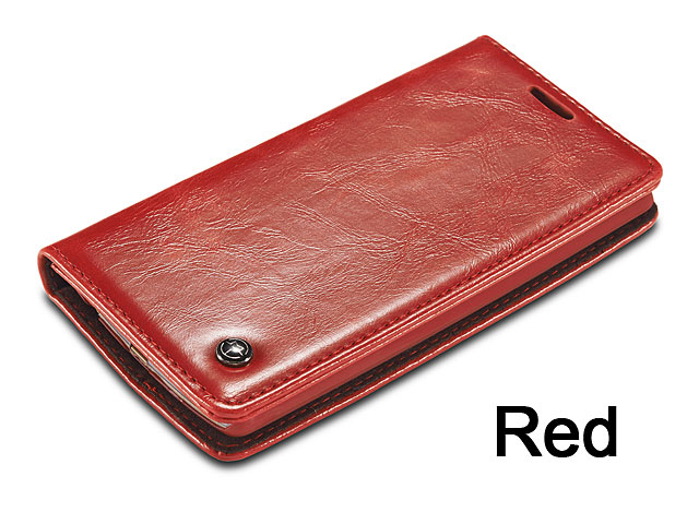 iPhone 7 Plus Magnetic Flip Leather Wallet Case