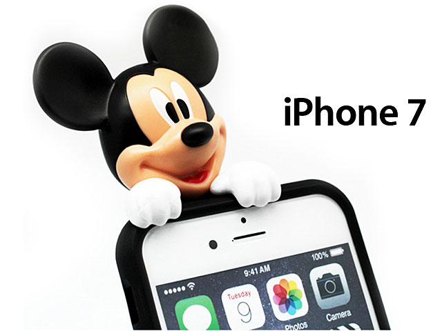 ongezond Sinis af hebben iPhone 7 3D Mickey Mouse Jelly Case