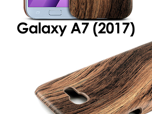 Samsung Galaxy A7 (2017) A7200 Woody Patterned Back Case