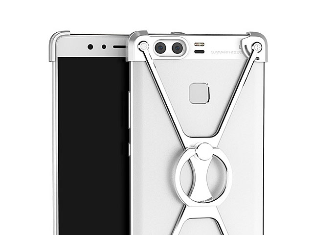 Huawei P9 Plus Metal X Bumper Case with Finger Ring