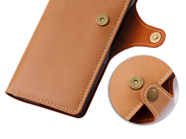 Leather Flip Card Case for Sony Xperia X Performance
