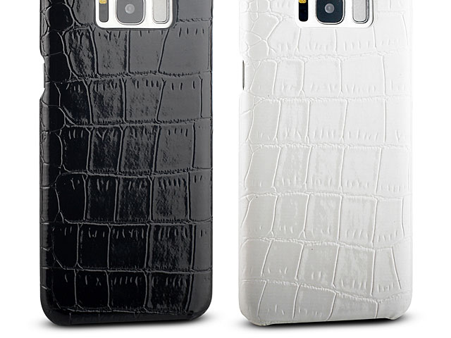 Samsung Galaxy S8+ Crocodile Leather Back Case