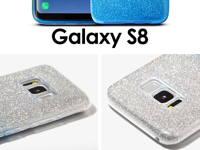 Samsung Galaxy S8 Gradient Glitter Case