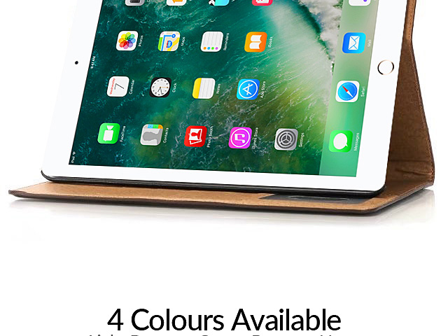 iPad 9.7 Two-Tone Leather Flip Case