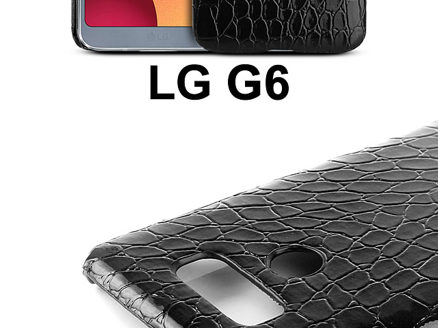 LG G6 Crocodile Leather Back Case