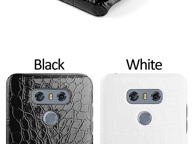 LG G6 Crocodile Leather Back Case