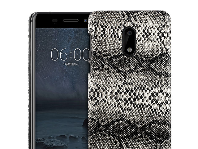 Nokia 6 Faux Snake Skin Back Case