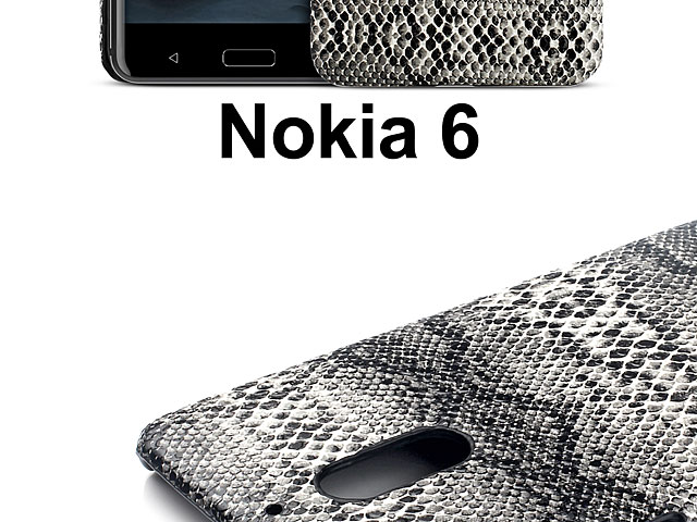 Nokia 6 Faux Snake Skin Back Case
