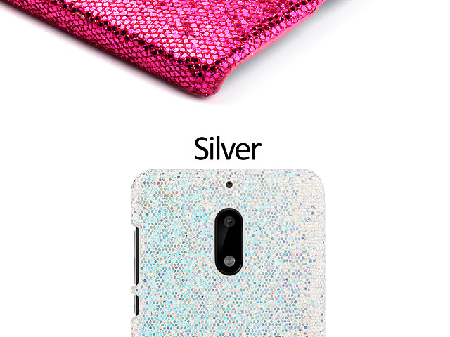 Nokia 6 Glitter Plastic Hard Case