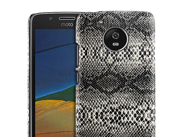 Motorola Moto G5 Faux Snake Skin Back Case