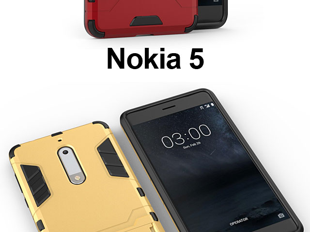 Nokia 5 Iron Armor Plastic Case