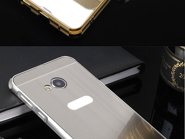 HTC U Play Metallic Bumper Back Case
