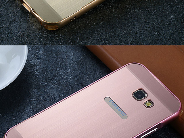 Samsung Galaxy A7 (2017) A7200 Metallic Bumper Back Case