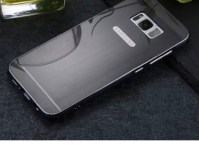 Samsung Galaxy S8+ Metallic Bumper Back Case