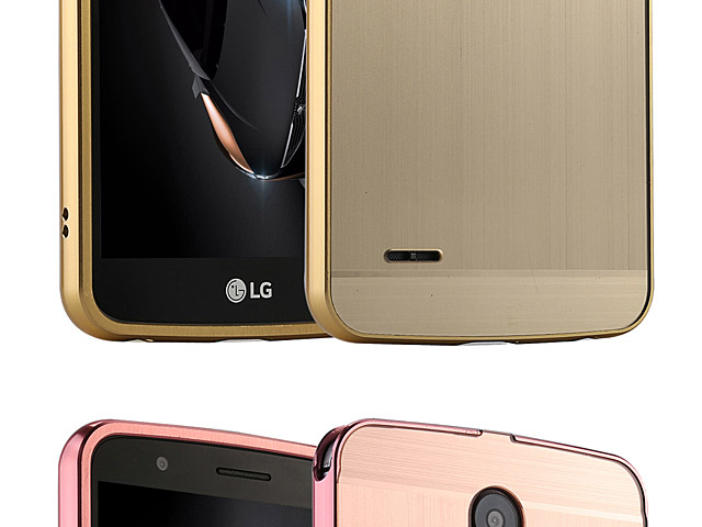 LG Stylus 3 Metallic Bumper Back Case