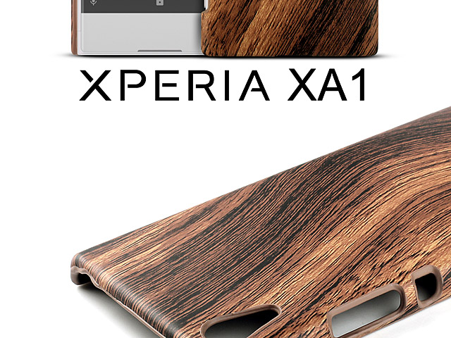 Sony Xperia XA1 Woody Patterned Back Case