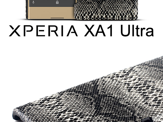 Sony Xperia XA1 Ultra Faux Snake Skin Back Case