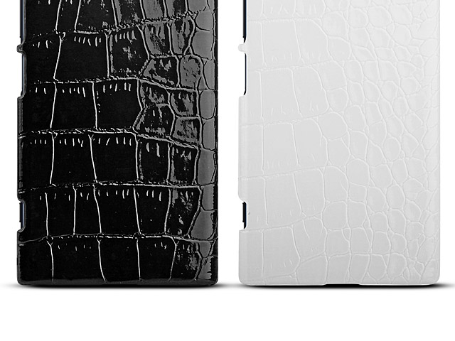 Sony Xperia XZ Premium Crocodile Leather Back Case