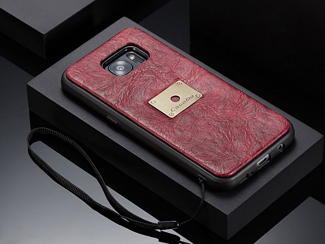 Samsung Galaxy S7 Coarse Crack Wallet Flip Leather Case