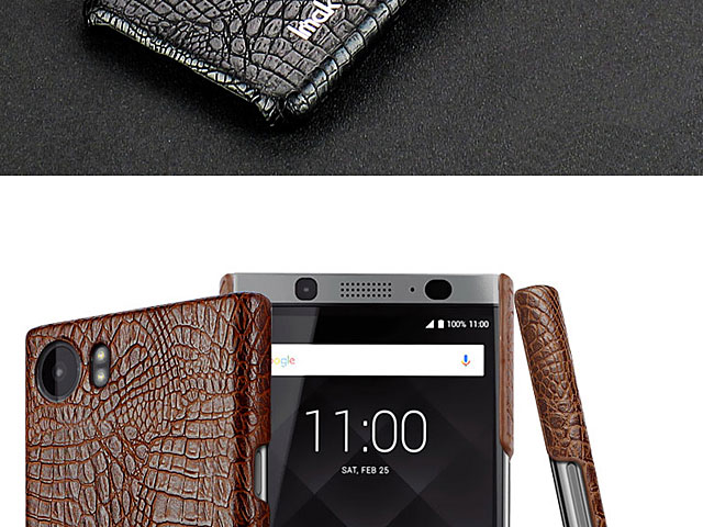 Imak Crocodile Leather Back Case for BlackBerry KEYone