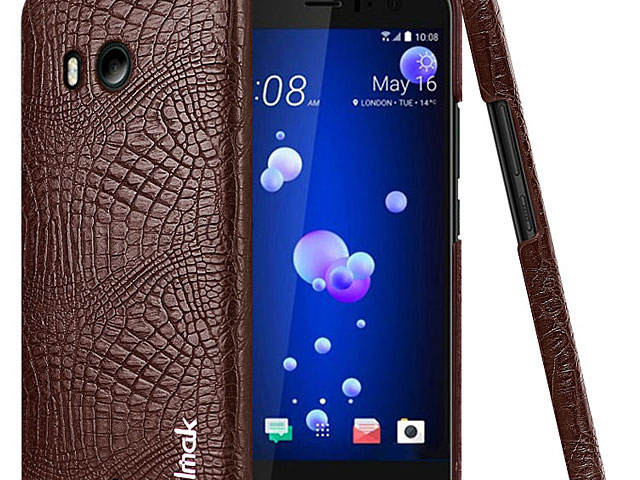 Imak Crocodile Leather Back Case for HTC U11