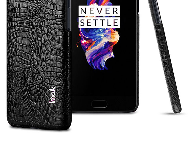 Imak Crocodile Leather Back Case for OnePlus 5