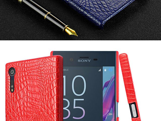 Imak Crocodile Leather Back Case for Sony Xperia XZs