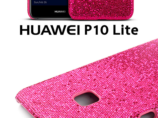 Huawei P10 Lite Glitter Plastic Hard Case