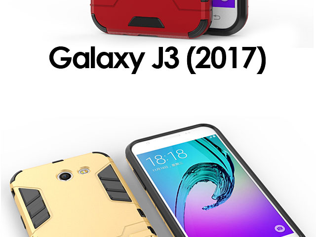 Samsung Galaxy J3 (2017) J3300 Iron Armor Plastic Case