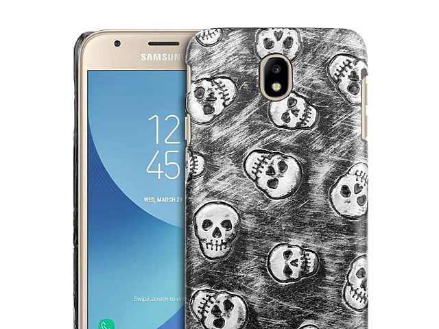 Samsung Galaxy J3 (2017) J3300 Embossed Skull Back Case