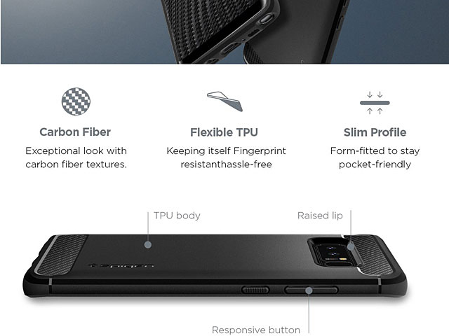 Spigen Rugged Armor Case for Samsung Galaxy Note8