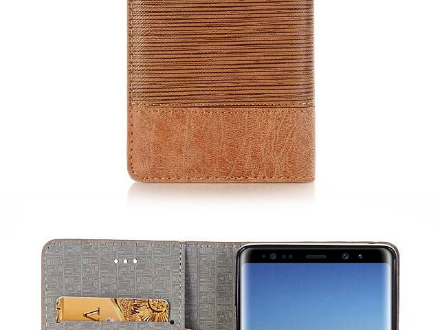 Samsung Galaxy Note8 Two-Tone Leather Flip Case
