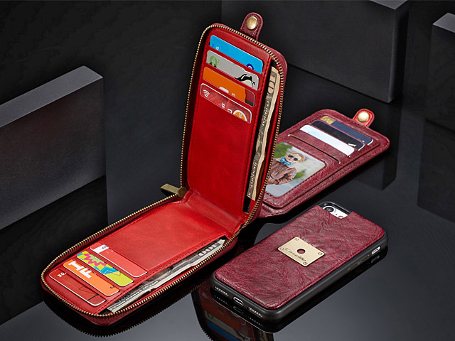 iPhone 8 Coarse Crack Wallet Flip Leather Case