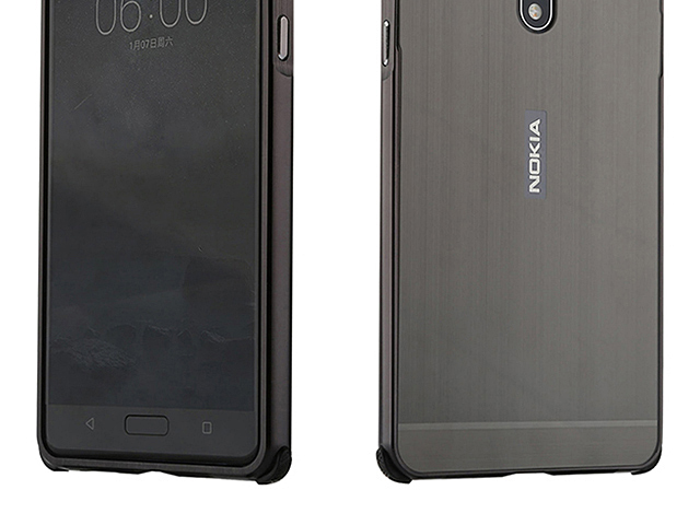 Nokia 8 Metallic Bumper Back Case