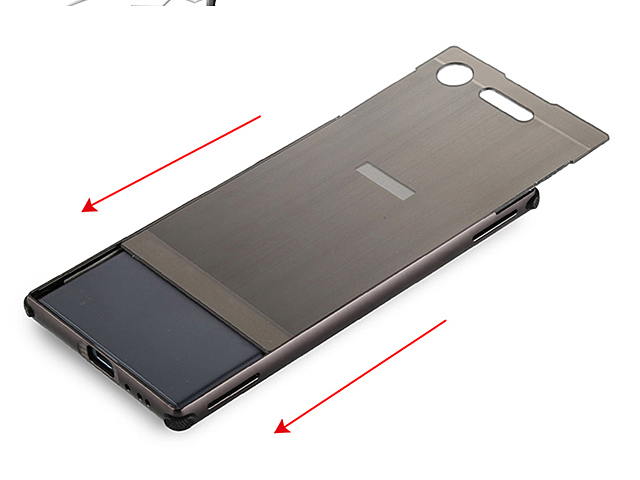 Sony Xperia XZ1 Metallic Bumper Back Case