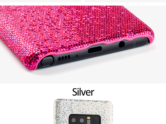 Samsung Galaxy Note8 Glitter Plastic Hard Case