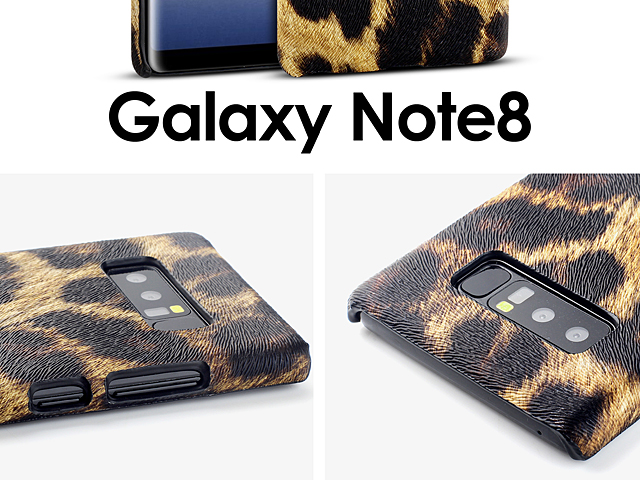 Samsung Galaxy Note8 Embossed Leopard Stripe Back Case