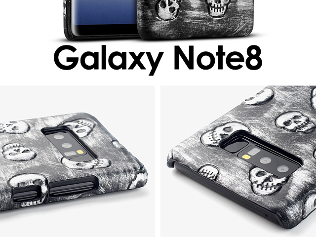Samsung Galaxy Note8 Embossed Skull Back Case