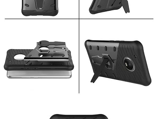 Motorola Moto G5 Plus Armor Case with Stand
