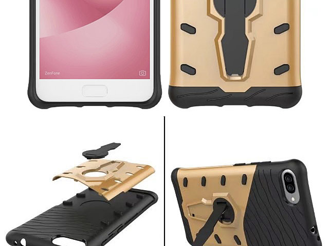 Asus Zenfone 4 Max Plus ZC554KL Armor Case with Stand