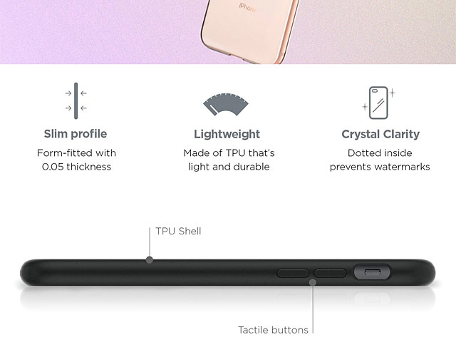 Spigen Liquid Crystal Case for iPhone 7 / 8